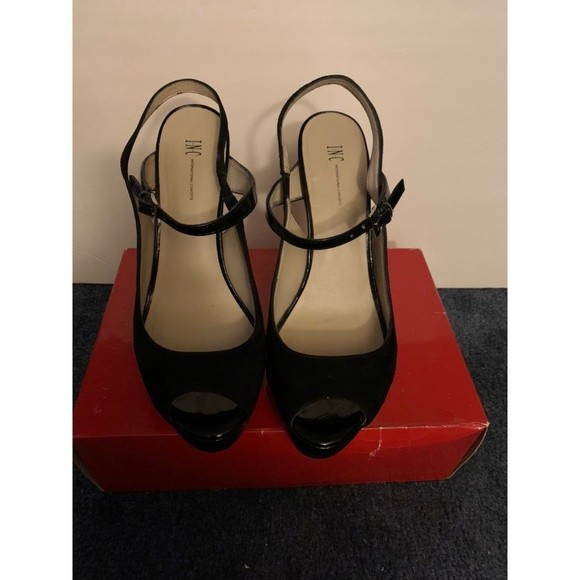 Platform Peep Toe Heels - Picture 1 of 7